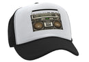 BOOMBOX - classic 80's 90's breakdancing - Vintage Retro Style Trucker Cap Hat - Five Panel Retro Style TRUCKER Cap