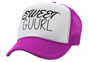 Sweet Guurl - viral video - Vintage Retro Style Trucker Cap Hat - Five Panel Retro Style TRUCKER Cap