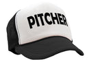PITCHER - catcher lgbtq gay rights pride - Vintage Retro Style Trucker Cap Hat - Five Panel Retro Style TRUCKER Cap