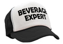 BEVERAGE EXPERT - beer wine liquor party - Vintage Retro Style Trucker Cap Hat - Five Panel Retro Style TRUCKER Cap