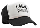 Legalize Cocaine - Vintage Retro Style Trucker Cap Hat - Five Panel Retro Style TRUCKER Cap