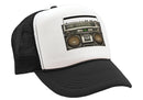 BOOMBOX - classic 80's 90's breakdancing - Vintage Retro Style Trucker Cap Hat - Five Panel Retro Style TRUCKER Cap