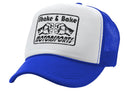 SHAKE and BAKE Motorsports - ferrell movie - Vintage Retro Style Trucker Cap Hat - Five Panel Retro Style TRUCKER Cap