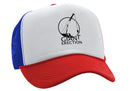GIANT ERECTIONS - sexy construction joke - Vintage Retro Style Trucker Cap Hat - Five Panel Retro Style TRUCKER Cap