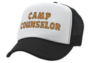 CAMP COUNSELOR - nature wilderness guide tourist - Unisex Adult Trucker Cap Hat - Five Panel Retro Style TRUCKER Cap