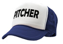 PITCHER - catcher lgbtq gay rights pride - Vintage Retro Style Trucker Cap Hat - Five Panel Retro Style TRUCKER Cap