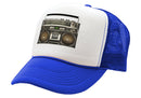 BOOMBOX - classic 80's 90's breakdancing - Vintage Retro Style Trucker Cap Hat - Five Panel Retro Style TRUCKER Cap