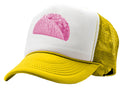 PINK TACO - funny joke gag prank sexy - Vintage Retro Style Trucker Cap Hat - Five Panel Retro Style TRUCKER Cap