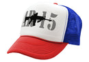 AR-15 - ar15 assault rifle gun rights usa - Adult Trucker Cap Hat - Five Panel Retro Style TRUCKER Cap
