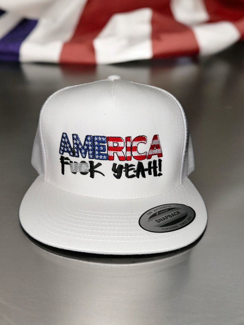 America F--K Yeah! - Adjustable Snapback Trucker Hat