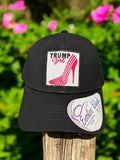 Ladies "Trump Girl" Ponytail Adjustable Snap Back Trucker Hat