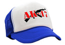AK-47 - Assault Rifle - Five Panel Retro Style TRUCKER Cap