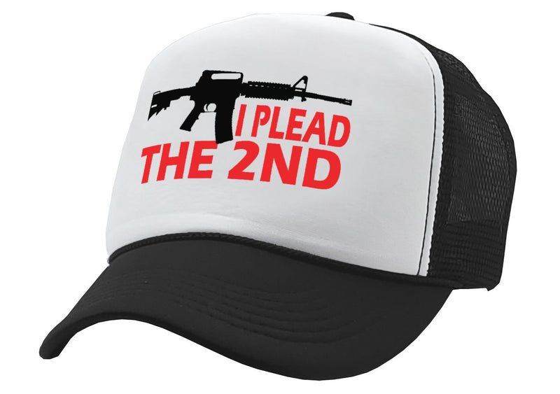 I PLEAD The 2nd AMENDMENT - Five Panel Retro Style TRUCKER Cap