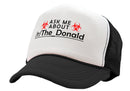 Ask Me About The_Donald - Five Panel Retro Style TRUCKER Cap