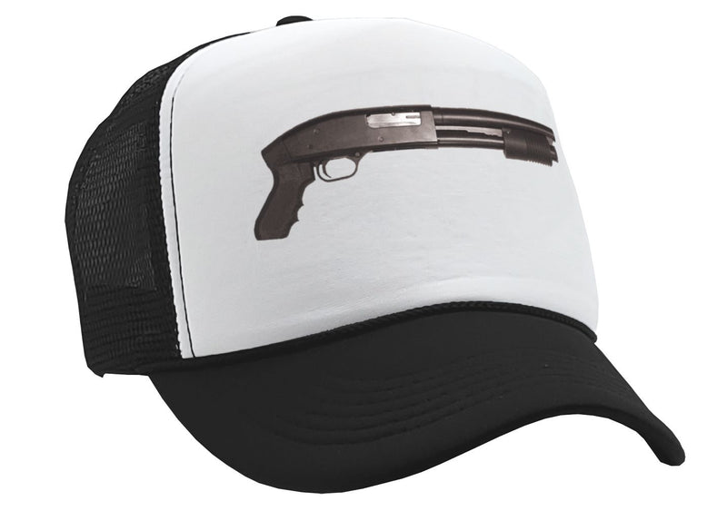 SHOTGUN - gun rights 2nd amendment usa - Vintage Retro Style Trucker Cap Hat - Five Panel Retro Style TRUCKER Cap