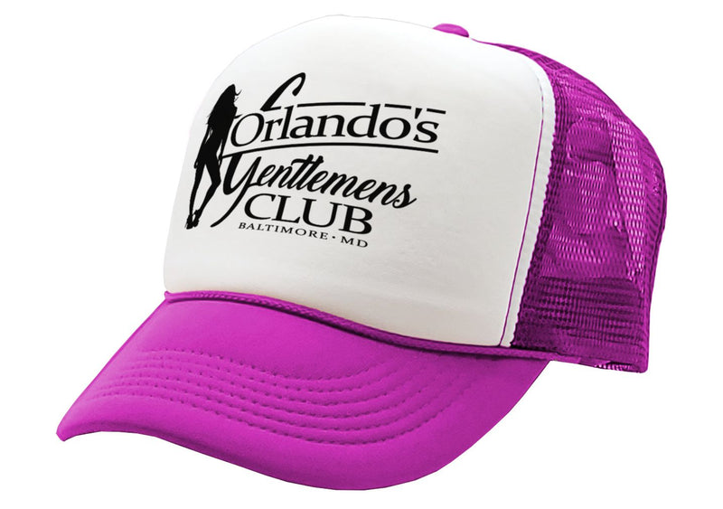 ORLANDOS GENTLEMENS CLUB - strip mafia - Vintage Retro Style Trucker Cap Hat - Five Panel Retro Style TRUCKER Cap