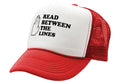 READ BETWEEN the LINES - Five Panel Retro Style TRUCKER Cap