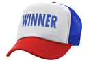 WINNER - Five Panel Retro Style TRUCKER Cap