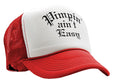 PIMPIN AIN'T EASY - hip hop rap music - Vintage Retro Style Trucker Cap Hat - Five Panel Retro Style TRUCKER Cap