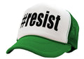 RESIST - hashtag resistance movement fight - Vintage Retro Style Trucker Cap Hat - Five Panel Retro Style TRUCKER Cap