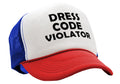 DRESS CODE VIOLATOR - Five Panel Retro Style TRUCKER Cap