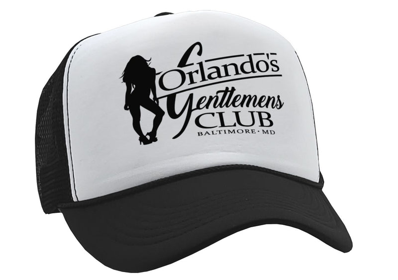ORLANDOS GENTLEMENS CLUB - strip mafia - Vintage Retro Style Trucker Cap Hat - Five Panel Retro Style TRUCKER Cap