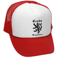 Ceska Trucker Hat - Mesh Cap - Five Panel Retro Style TRUCKER Cap