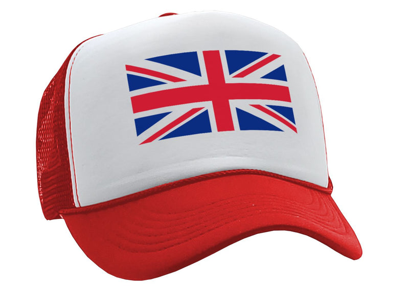UNION JACK - United Kingdom Flag - Five Panel Retro Style TRUCKER Cap