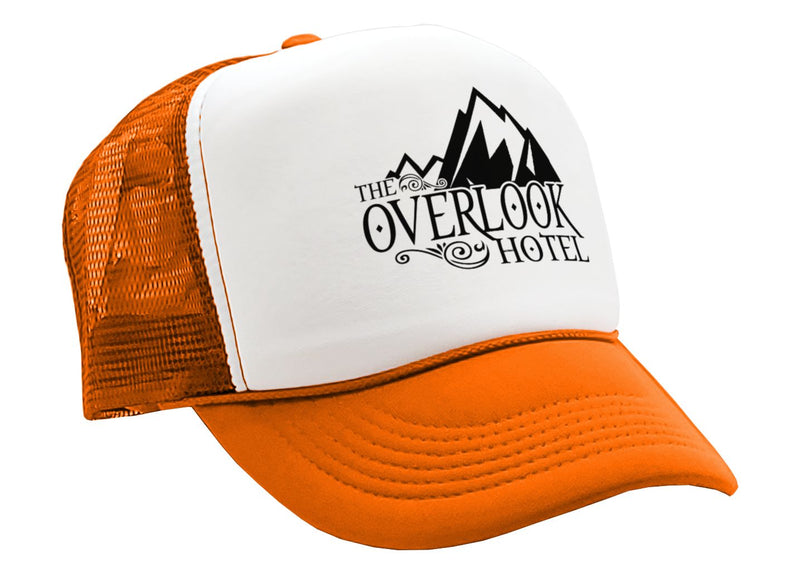 OVERLOOK HOTEL - scary movie horror film - Vintage Retro Style Trucker Cap Hat - Five Panel Retro Style TRUCKER Cap