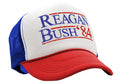 REAGAN BUSH '84 - funny retro vintage style - Unisex Adult Trucker Cap Hat - Five Panel Retro Style TRUCKER Cap