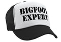 BIGFOOT EXPERT - squatchin sasquatch spook - Vintage Retro Style Trucker Cap Hat - Five Panel Retro Style TRUCKER Cap