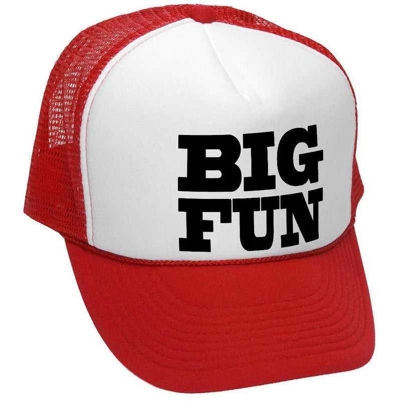Big Fun Trucker Hat - Mesh Cap - Five Panel Retro Style TRUCKER Cap