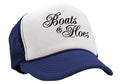 BOATS N HOES - prestige worldwide ferrell funny - Vintage Retro Style Trucker Cap Hat - Five Panel Retro Style TRUCKER Cap