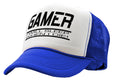 GAMER - I will SLEEP when I DIE - gaming - Vintage Retro Style Trucker Cap Hat - Five Panel Retro Style TRUCKER Cap