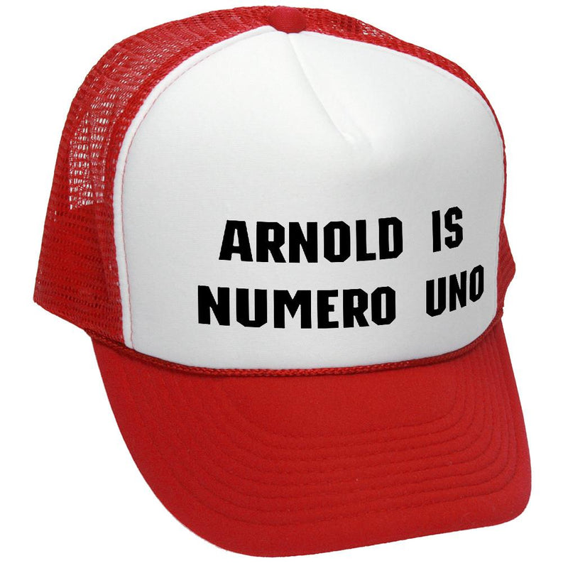 ArnoldNumeroUno Trucker Hat - Mesh Cap - Five Panel Retro Style TRUCKER Cap