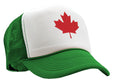 CANADIAN MAPLE LEAF - O Canada patriot pride - Vintage Retro Style Trucker Cap Hat - Five Panel Retro Style TRUCKER Cap