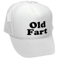 OLD FART - funny over the hill joke gag - Vintage Retro Style Trucker Cap Hat - Five Panel Retro Style TRUCKER Cap