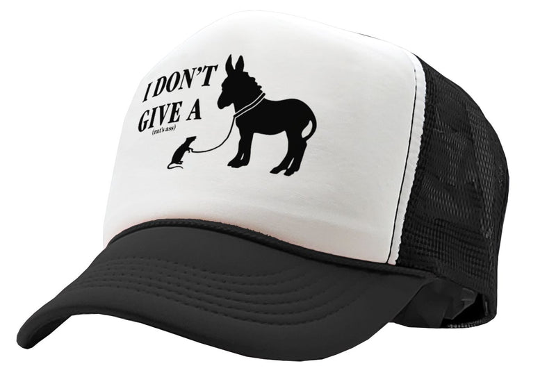 I Don't Give a RAT'S ASS - Five Panel Retro Style TRUCKER Cap