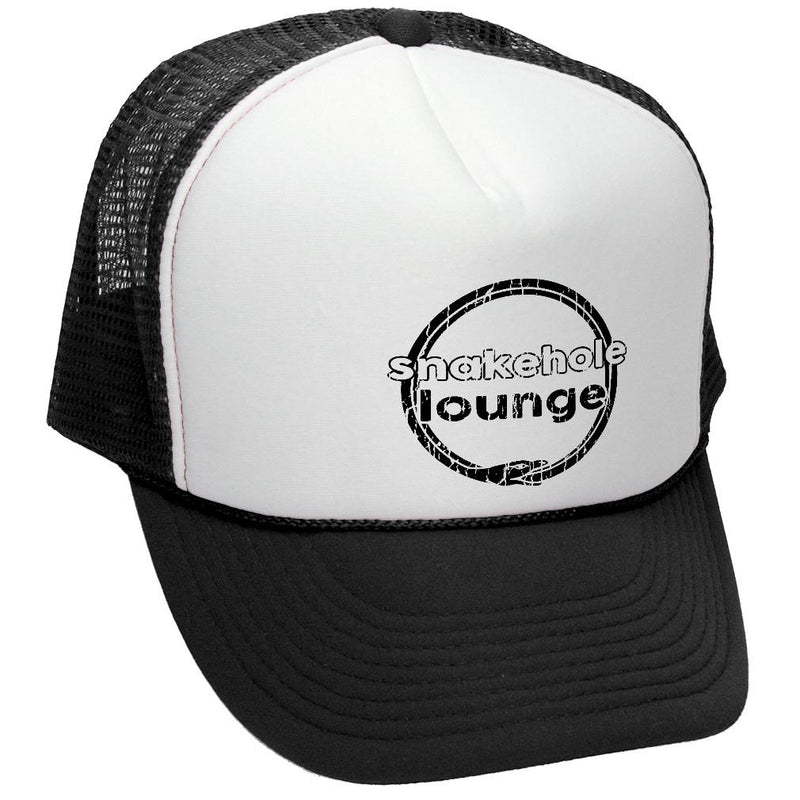 The Snakehole Lounge Trucker Hat - Five Panel Retro Style TRUCKER Cap