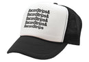 BACON STRIPS - epic food show - Vintage Retro Style Trucker Cap Hat - Five Panel Retro Style TRUCKER Cap
