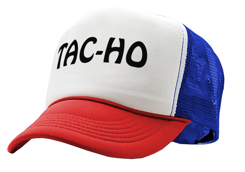 TAC-HO - Vintage Retro Style Trucker Cap Hat - Five Panel Retro Style TRUCKER Cap