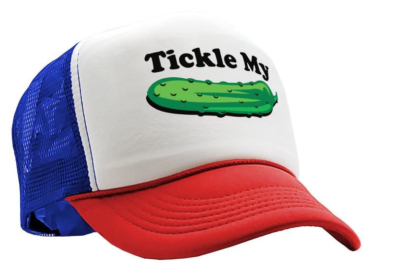 Tickle My Pickle - Five Panel Retro Style TRUCKER Cap
