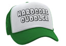 HARDCORE CUDDLER - funny sexy cute - Vintage Retro Style Trucker Cap Hat - Five Panel Retro Style TRUCKER Cap