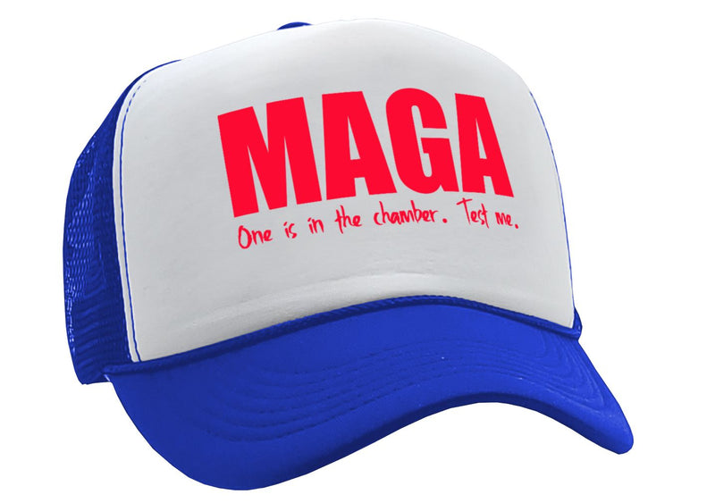 MAGA - One is in the chamber - Five Panel Retro Style TRUCKER Cap
