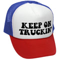 KEEP ON TRUCKIN' - trucker groovy - Vintage Retro Style Trucker Cap Hat - Five Panel Retro Style TRUCKER Cap