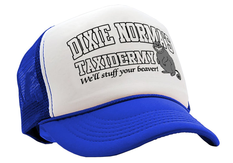 DIXIE NORMAS Taxidermy - funny joke - Vintage Retro Style Trucker Cap Hat - Five Panel Retro Style TRUCKER Cap