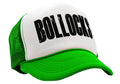 BOLLOCKS - british humor funny joke gag - Vintage Retro Style Trucker Cap Hat - Five Panel Retro Style TRUCKER Cap