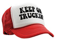 KEEP ON TRUCKIN' - trucker groovy - Vintage Retro Style Trucker Cap Hat - Five Panel Retro Style TRUCKER Cap