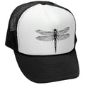 Dragonfly Trucker Hat - Mesh Cap - Five Panel Retro Style TRUCKER Cap