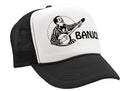 HIPSTER BANJO - deliver music hills - Vintage Retro Style Trucker Cap Hat - Five Panel Retro Style TRUCKER Cap